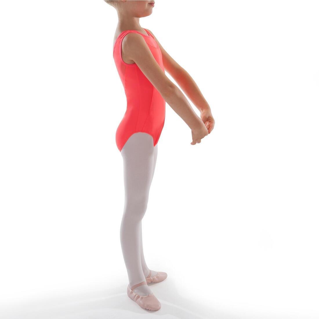 Kids Girls Girls' Mixed Media Ballet Leotard, Pink, , large image number 6