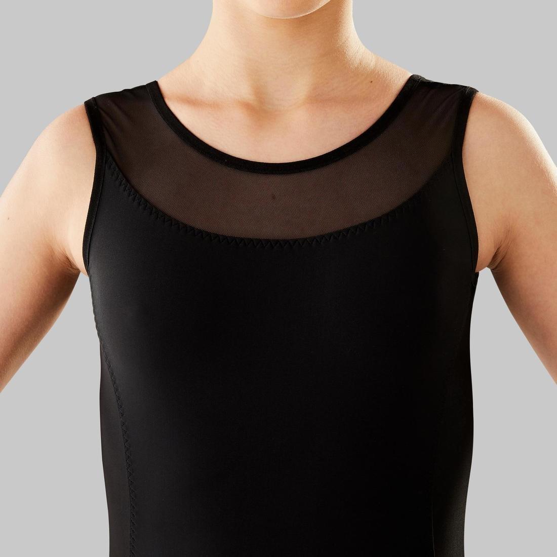 Kids Girls Girls' Mixed Media Ballet Leotard, Pink, , large image number 12