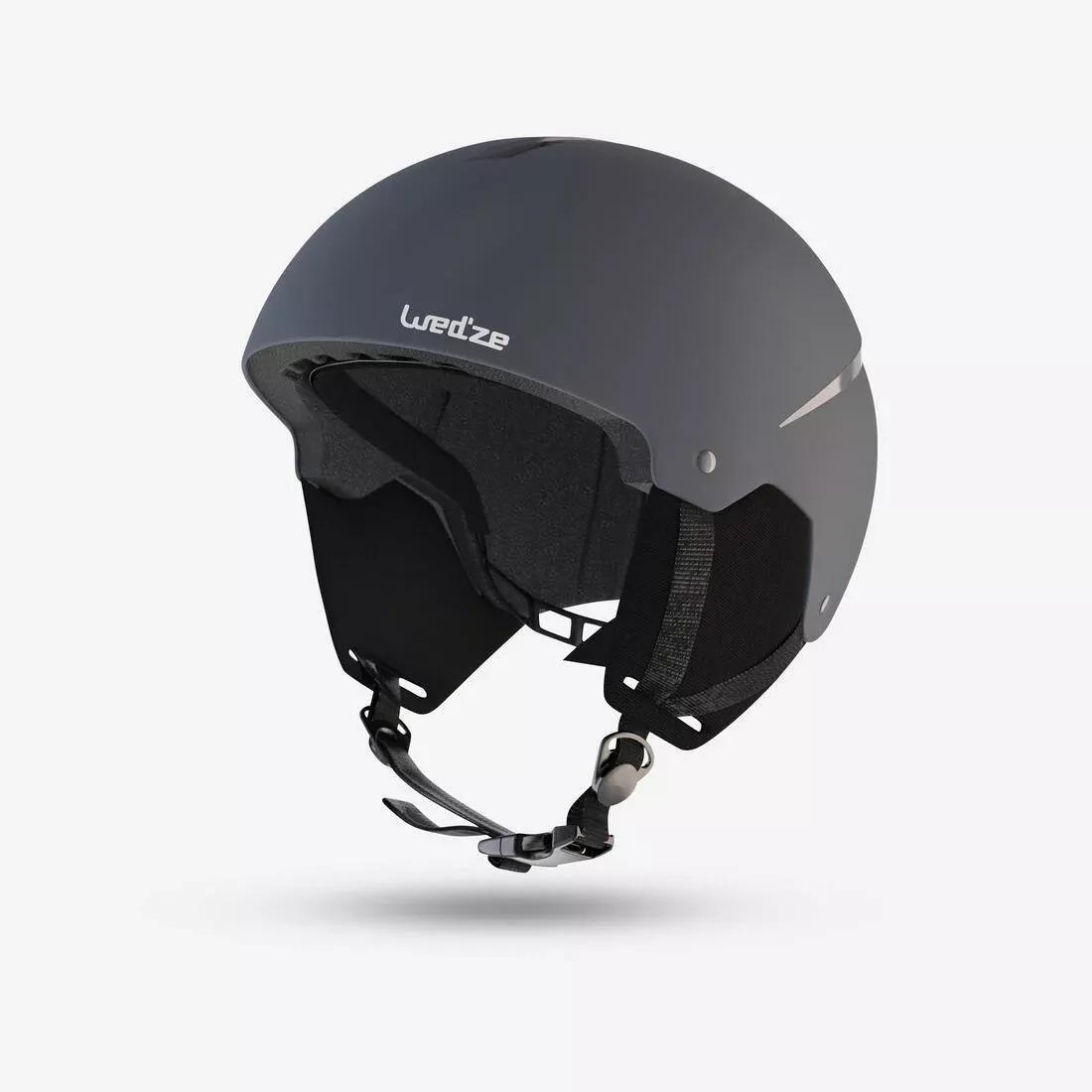 Adult D-Ski Helmet, Grey, , large image number 0