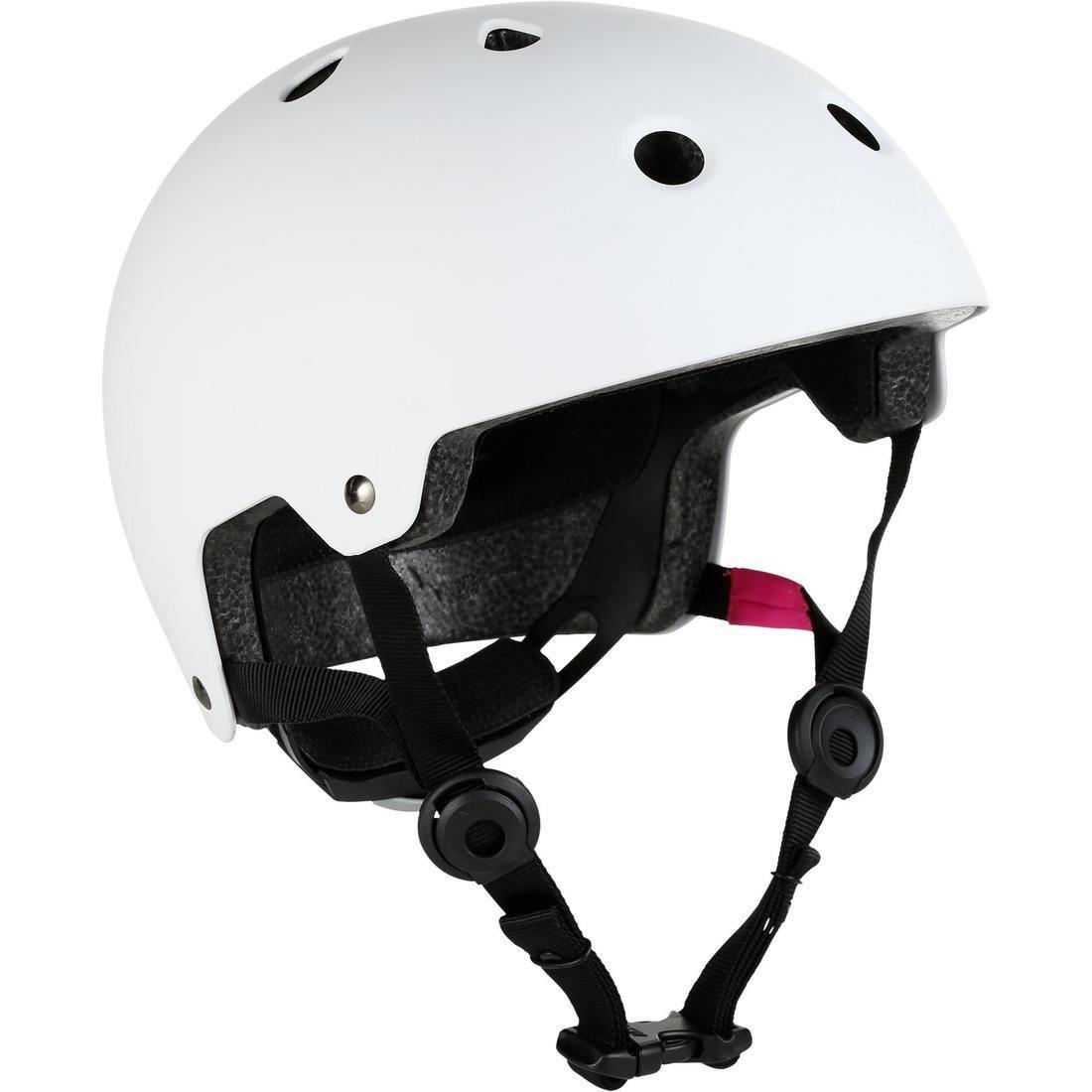 OXELO - Play 7 Inline Skating Skateboarding Scootering Helmet, White