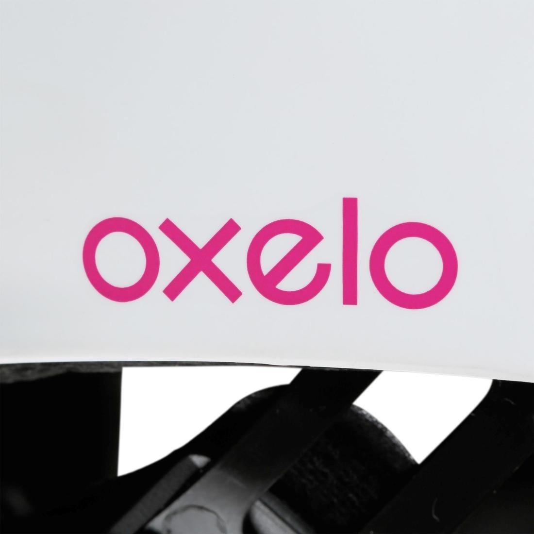 OXELO - Play 7 Inline Skating Skateboarding Scootering Helmet, White