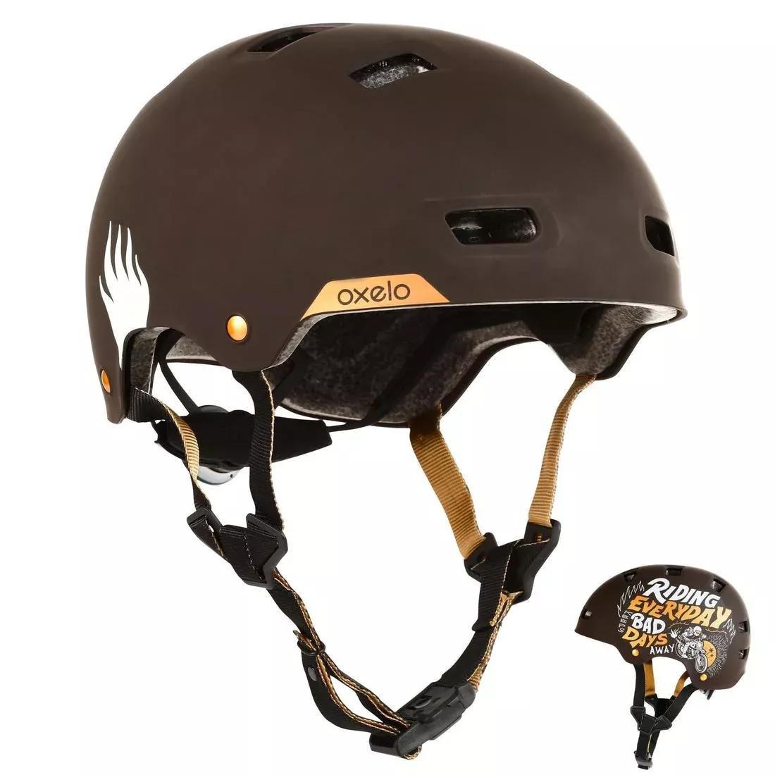 Mf540 Bad Days Inline Skating Skateboard Scooter Helmet, Black, No Color, large image number 0