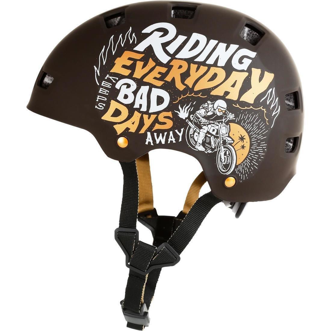 Mf540 Bad Days Inline Skating Skateboard Scooter Helmet, Black, No Color, large image number 4