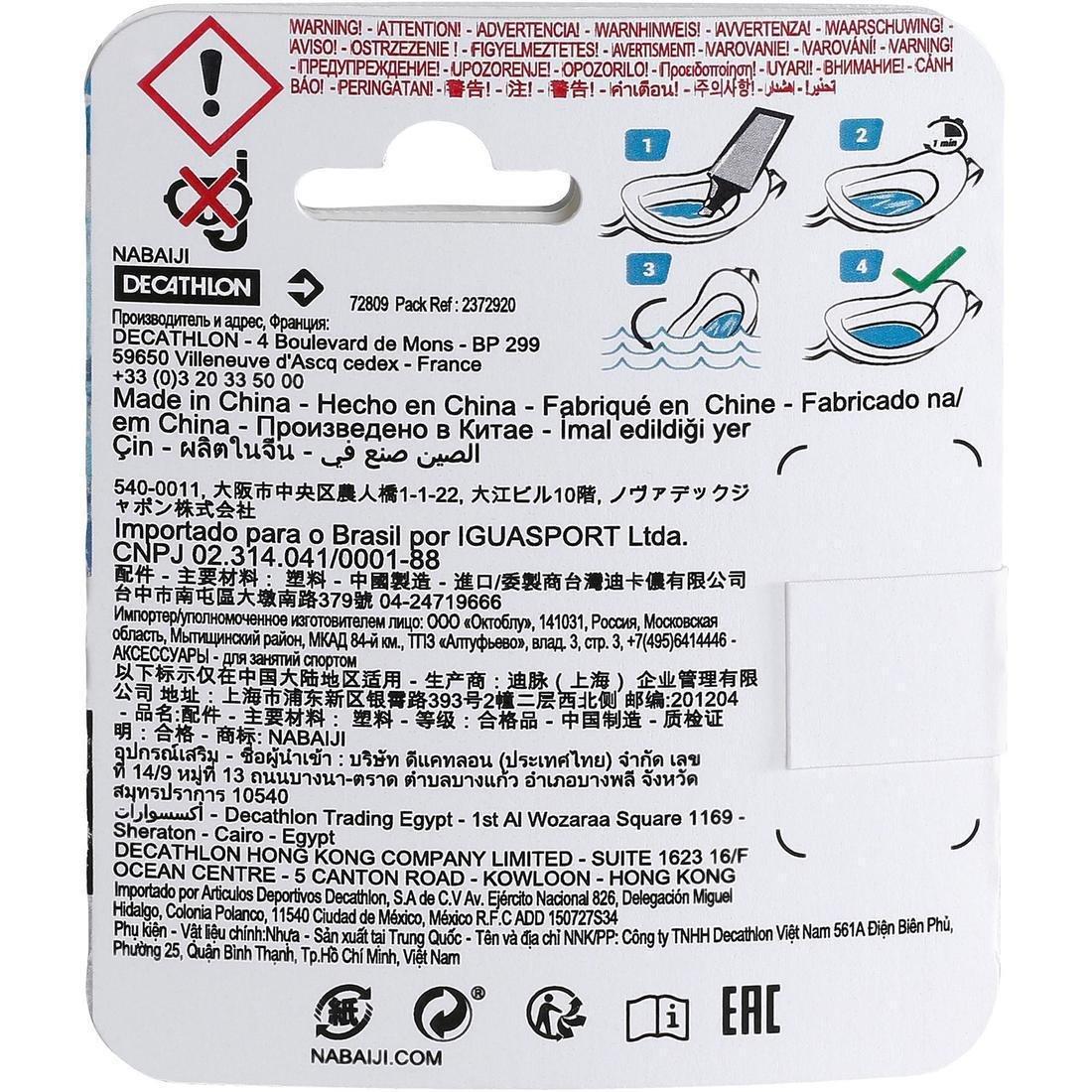 Swimming Goggles Anti-Fog Restorer, Black, No Color, large image number 7