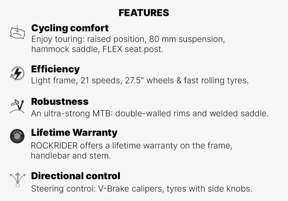Mountain Bike St 100, Grey, No Color, medium