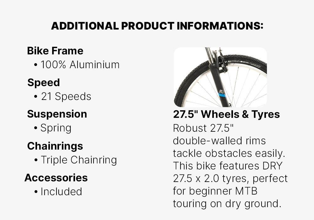 Mountain Bike St 100, Grey, , large image number 16