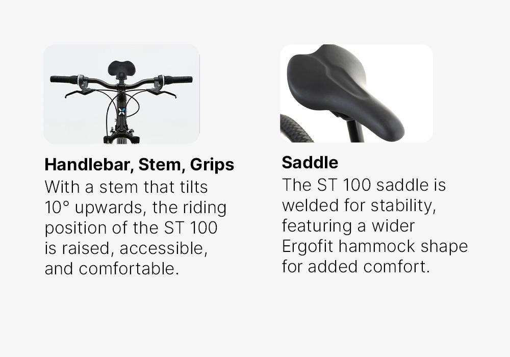 Mountain Bike St 100, Grey, No Color, medium