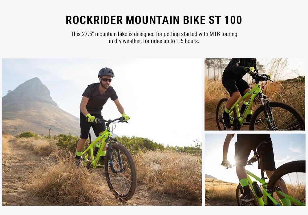 Mountain Bike St 100, Yellow, No Color, medium