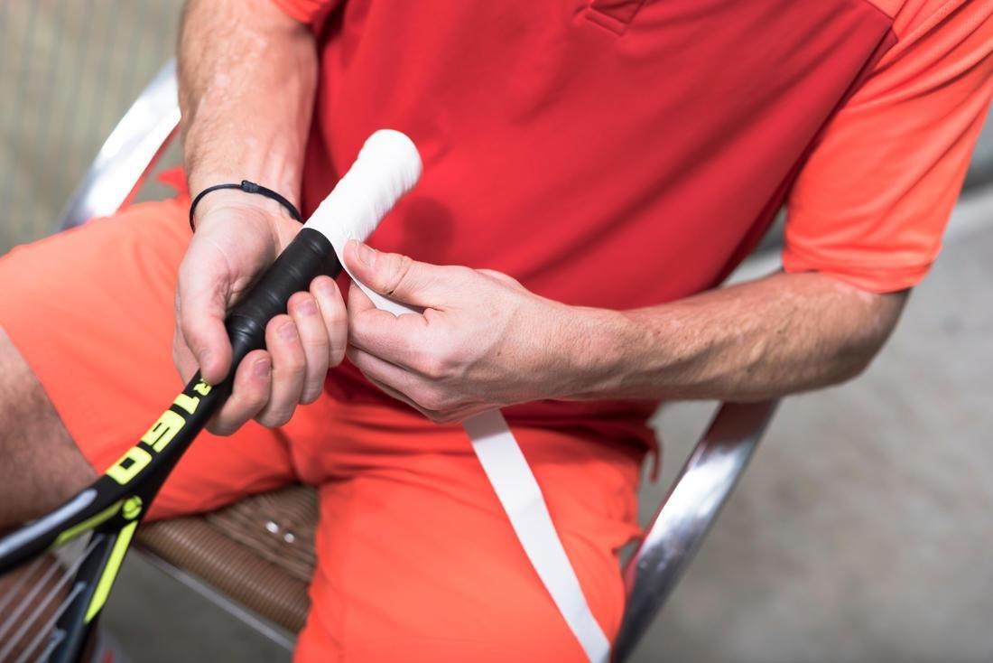 Tacky Squash Grip, White, , large image number 4