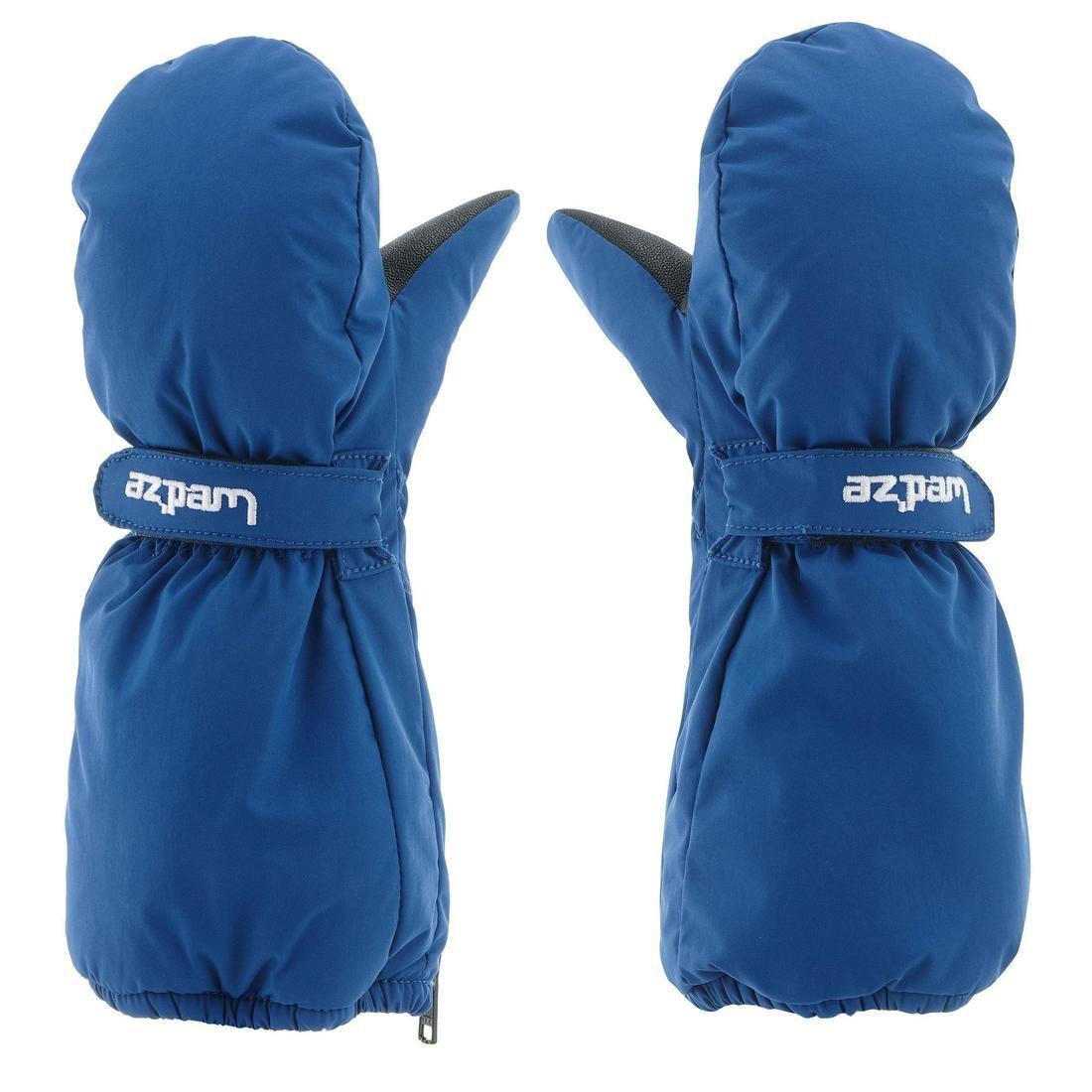 Kids' Skiing Mittens, Blue, , large image number 0