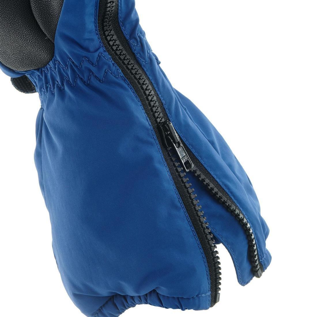 Kids' Skiing Mittens, Blue, , large image number 2
