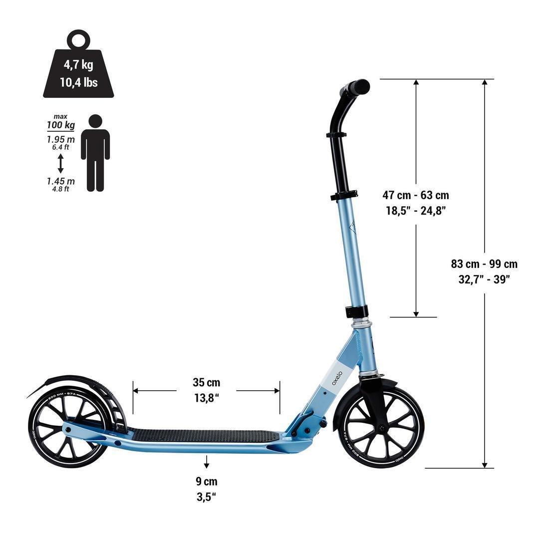 Town 5 Xl Scooter, Blue, No Color, large image number 14