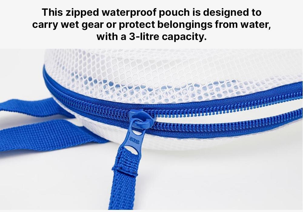 Pool Waterproof Pouch 3L, White, No Color, large image number 7