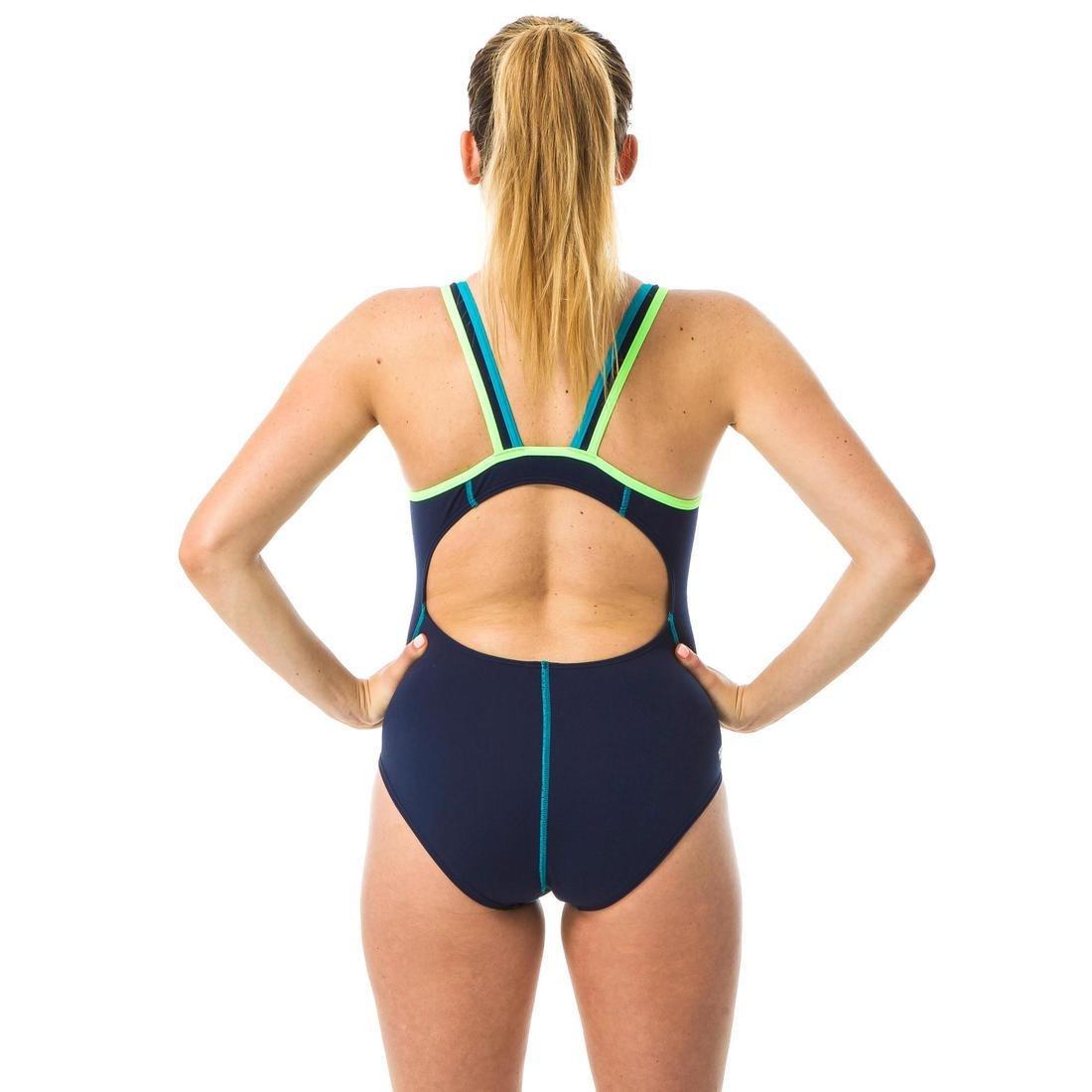 Kamiye Womens One-Piece Swimsuit, Black, , large image number 3