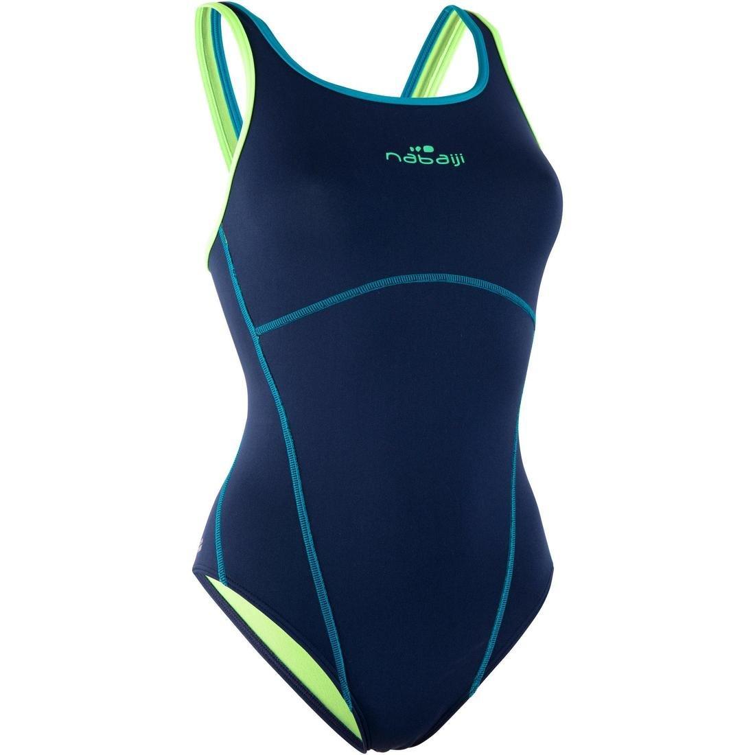 Kamiye Womens One-Piece Swimsuit, Black, , large image number 4