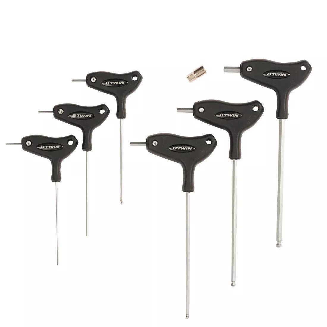 Set Of 6 Allen Keys Adaptor, No Color, large image number 0
