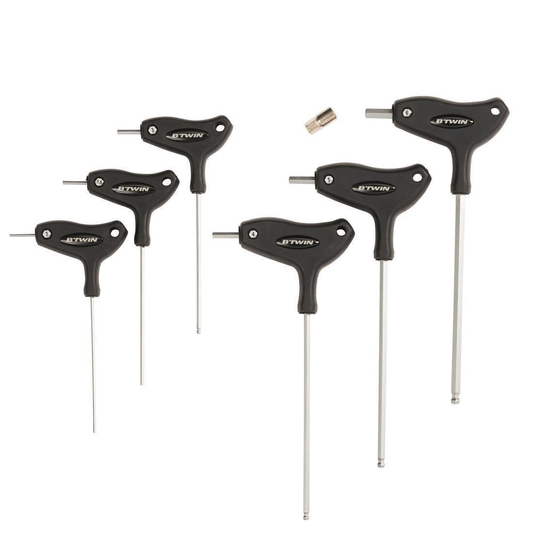 Set Of 6 Allen Keys Adaptor, No Color, large image number 1