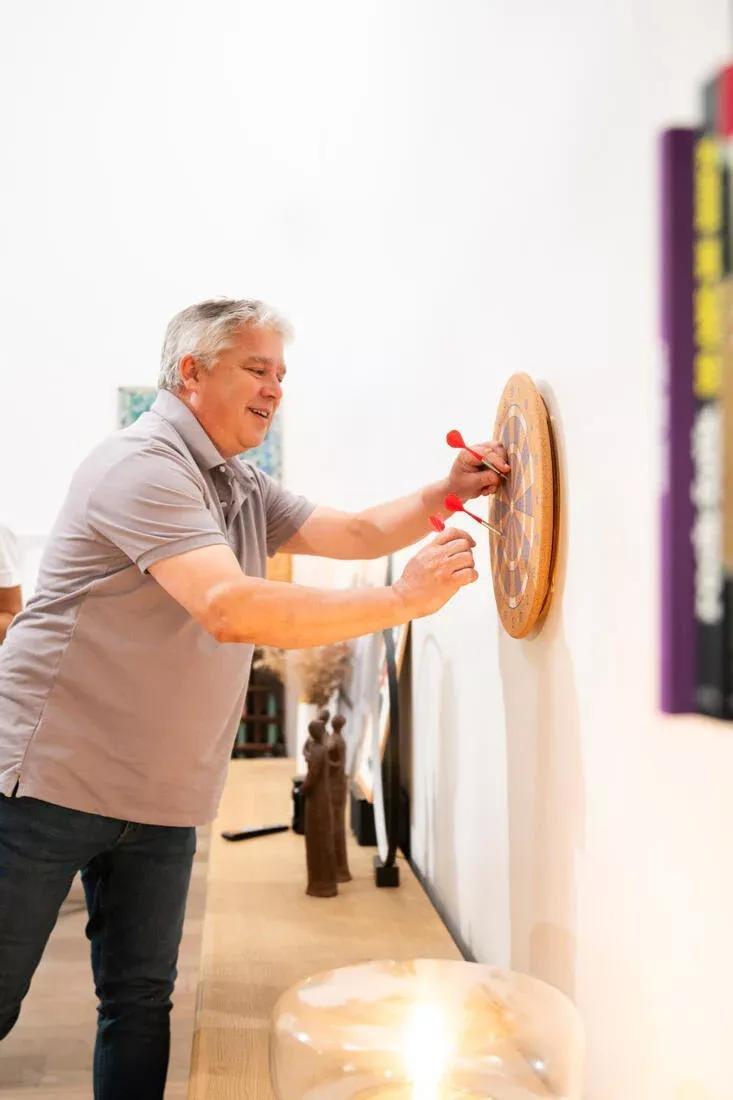 T100 Steel-Tipped Darts Tri-Pack, Black, No Color, large image number 11