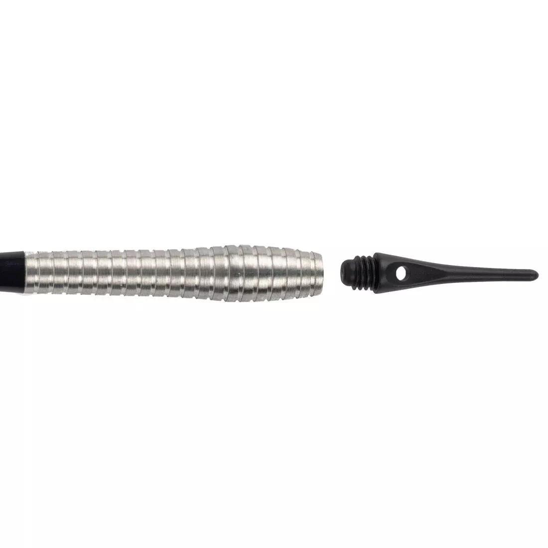 50 Plastic (Soft Tip) Dart Tips, Black, No Color, large image number 9