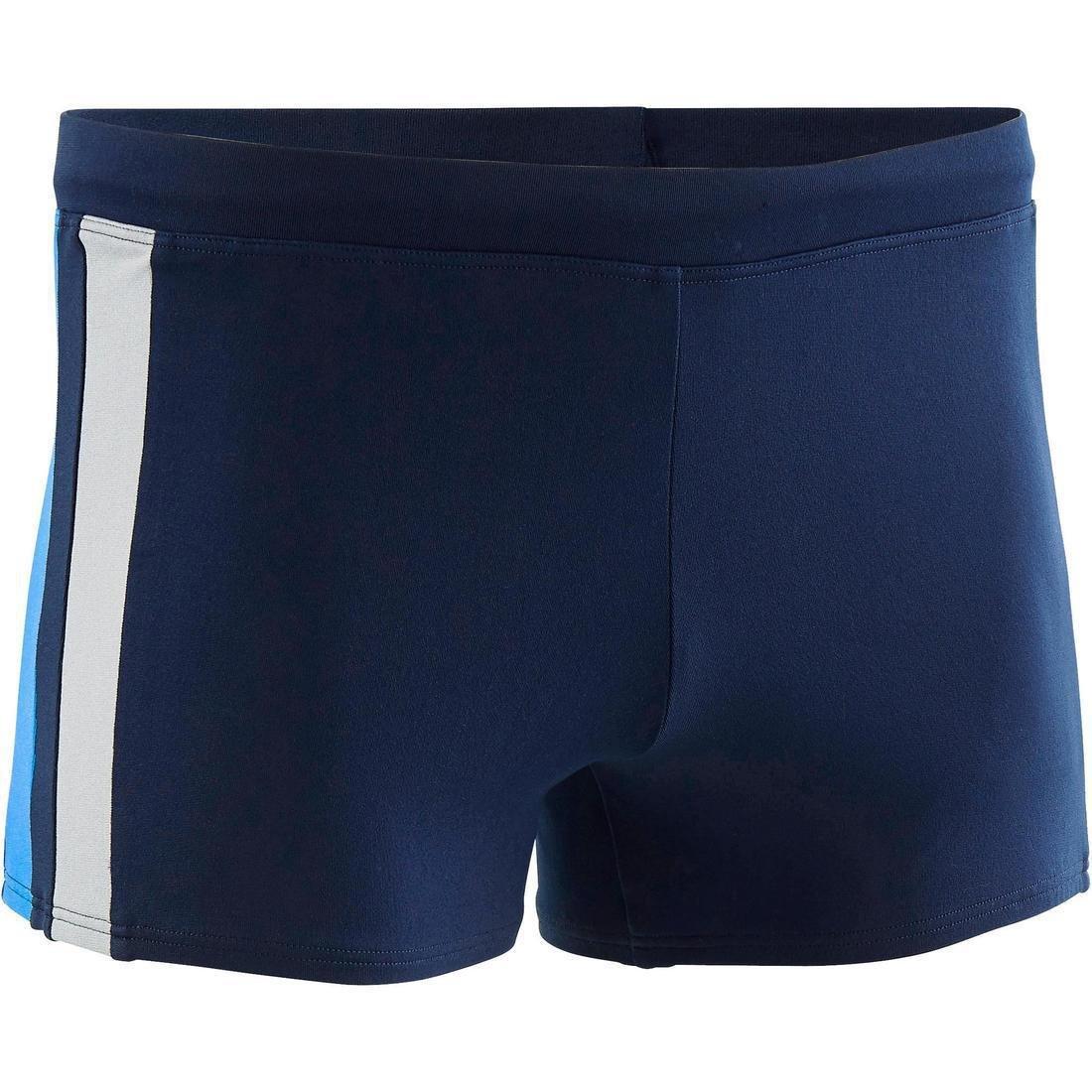 Men Swimming Boxers Yoke, Blue, , large image number 1