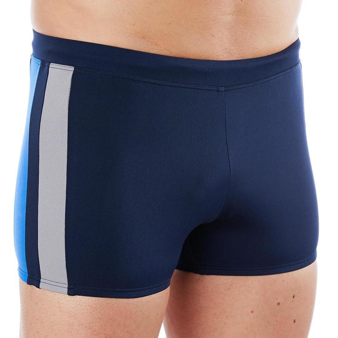 Men Swimming Boxers Yoke, Blue, , large image number 2