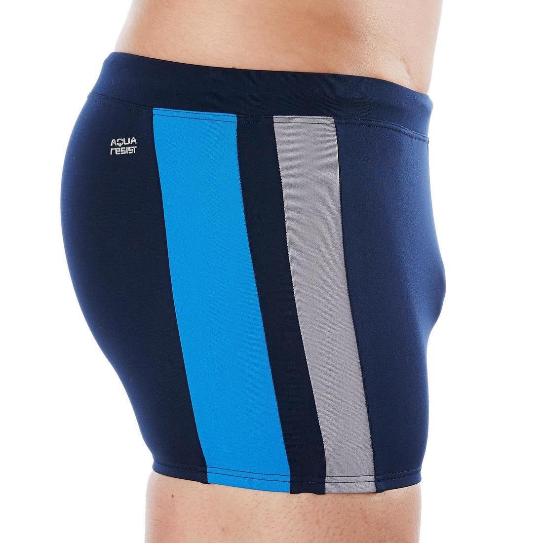 Men Swimming Boxers Yoke, Blue, , large image number 3
