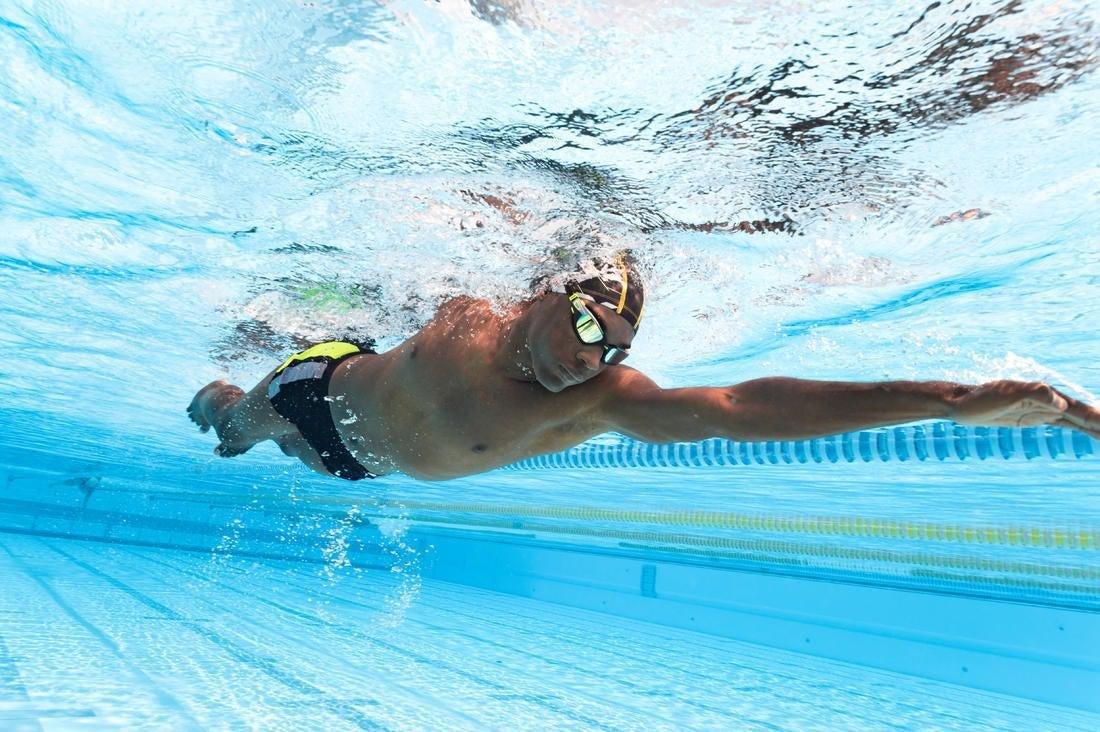 Men Swimming Boxers Yoke, Blue, , large image number 7