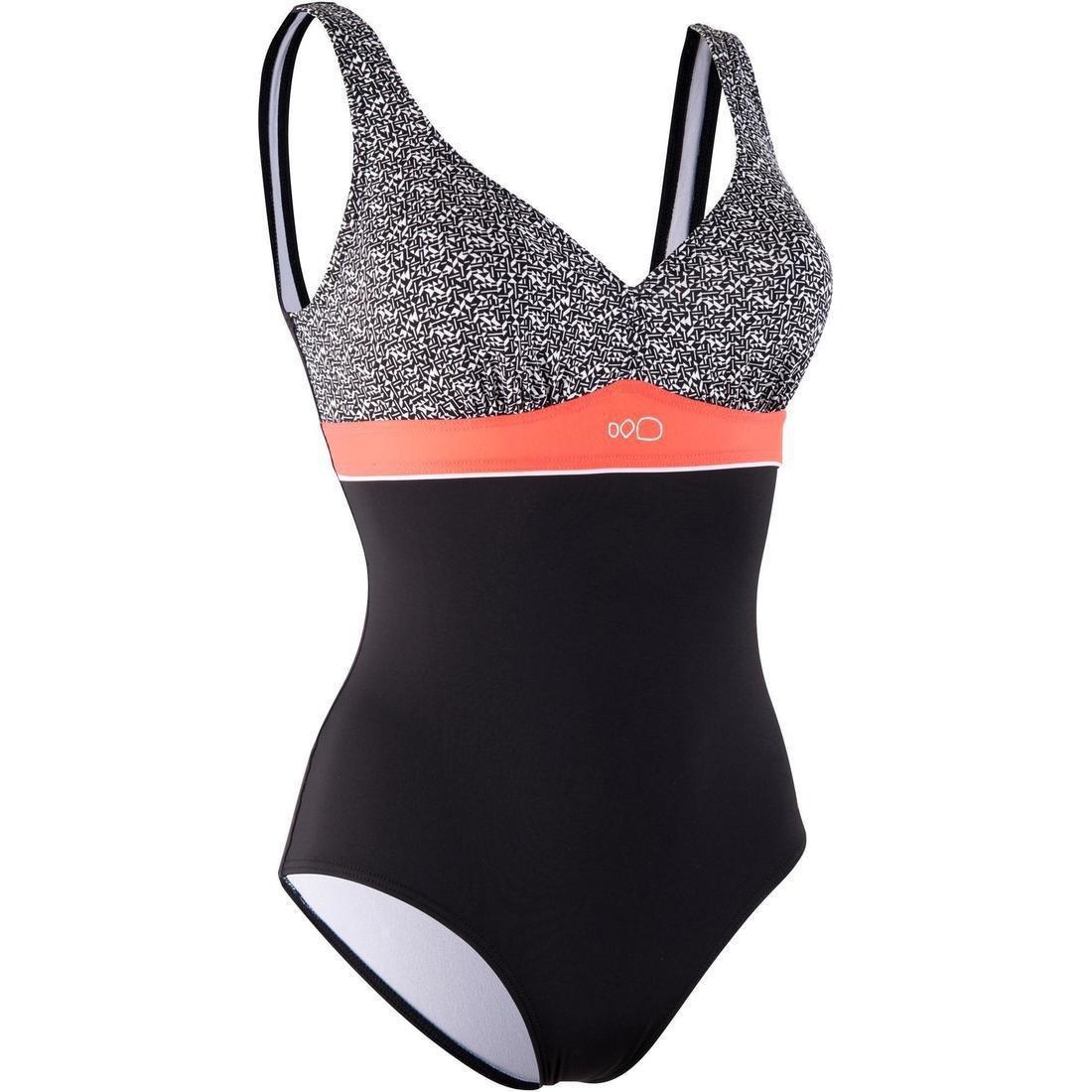 KaipearWomens Body-Sculpting 1-Piece Swimsuit Triki Mipy, Black, , large image number 0