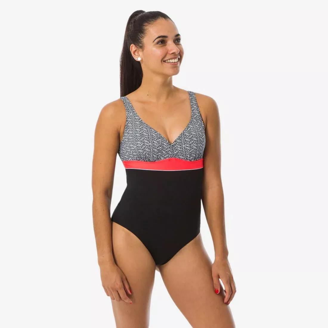 Kaipearl Women's Body-Sculpting 1-piece Swimsuit Triki Mipy, Black, No Color, medium