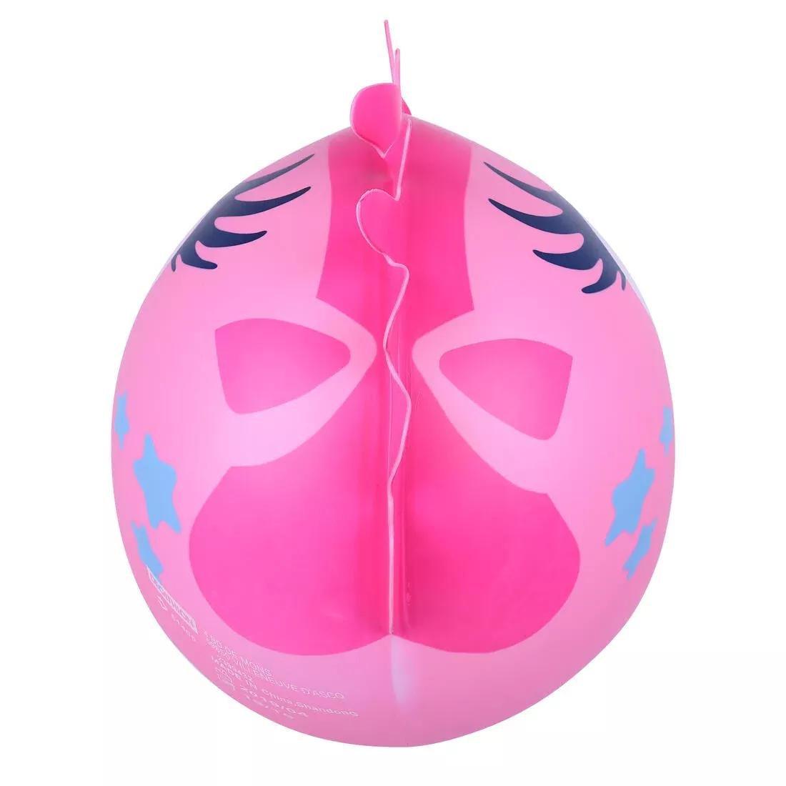 Kids Silicone Form Swim Cap Dragon, Blue, No Color, large image number 6