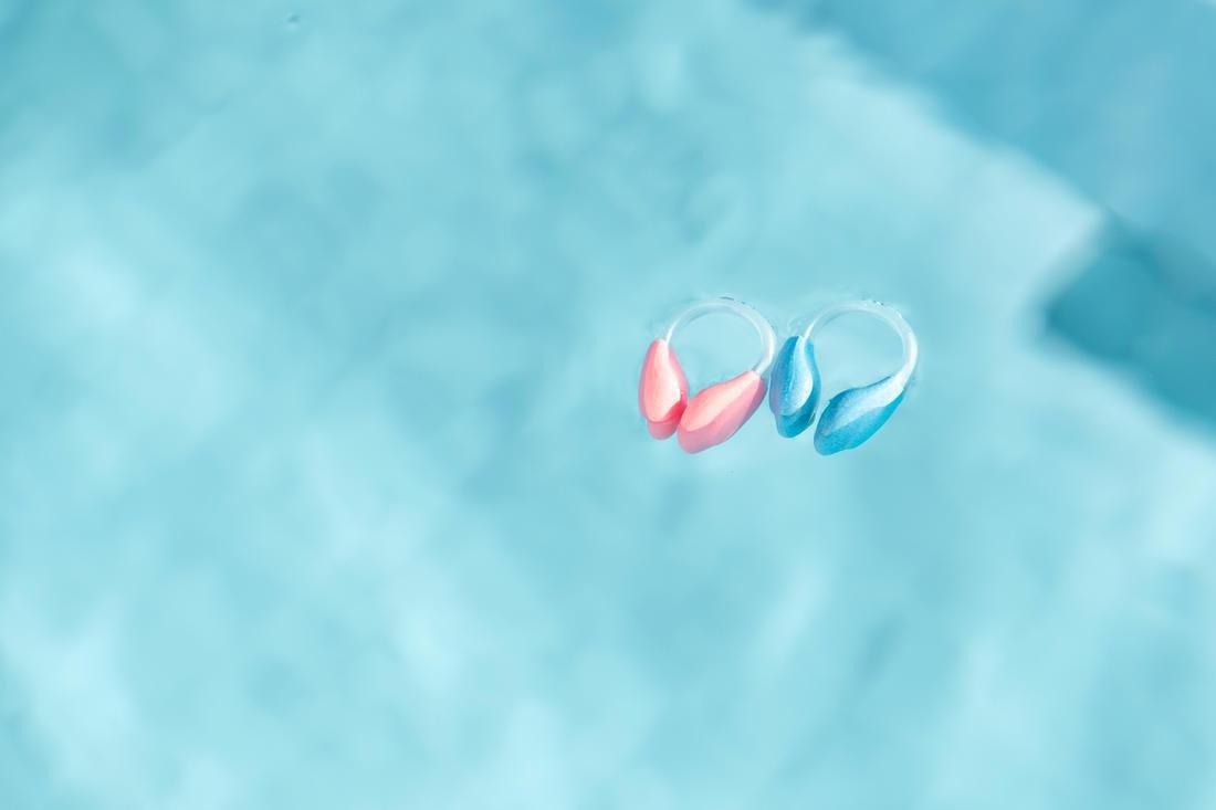 Floating Swimming Nose Clip, Blue, No Color, large image number 6