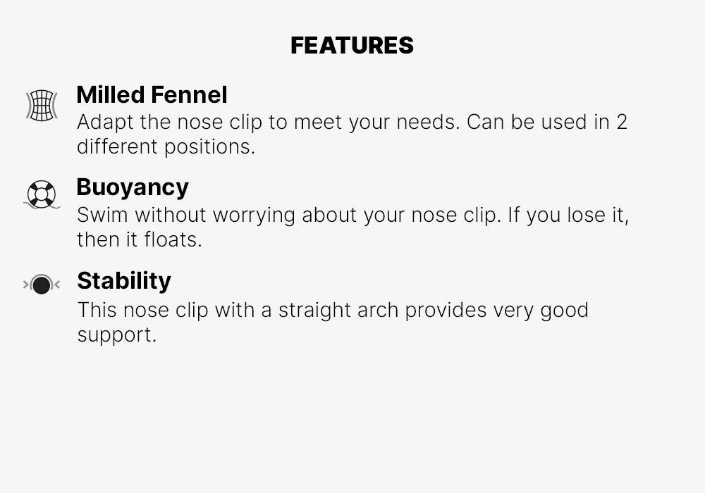 Floating Swimming Nose Clip, Blue, No Color, large image number 15