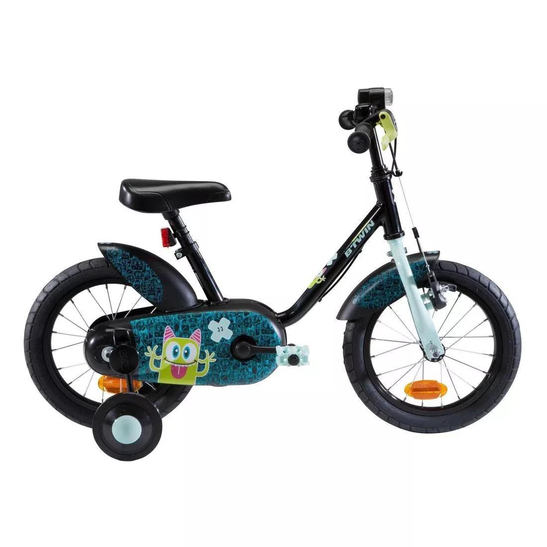 500 Kids' Bike, Monsters, Black, No Color, large image number 0