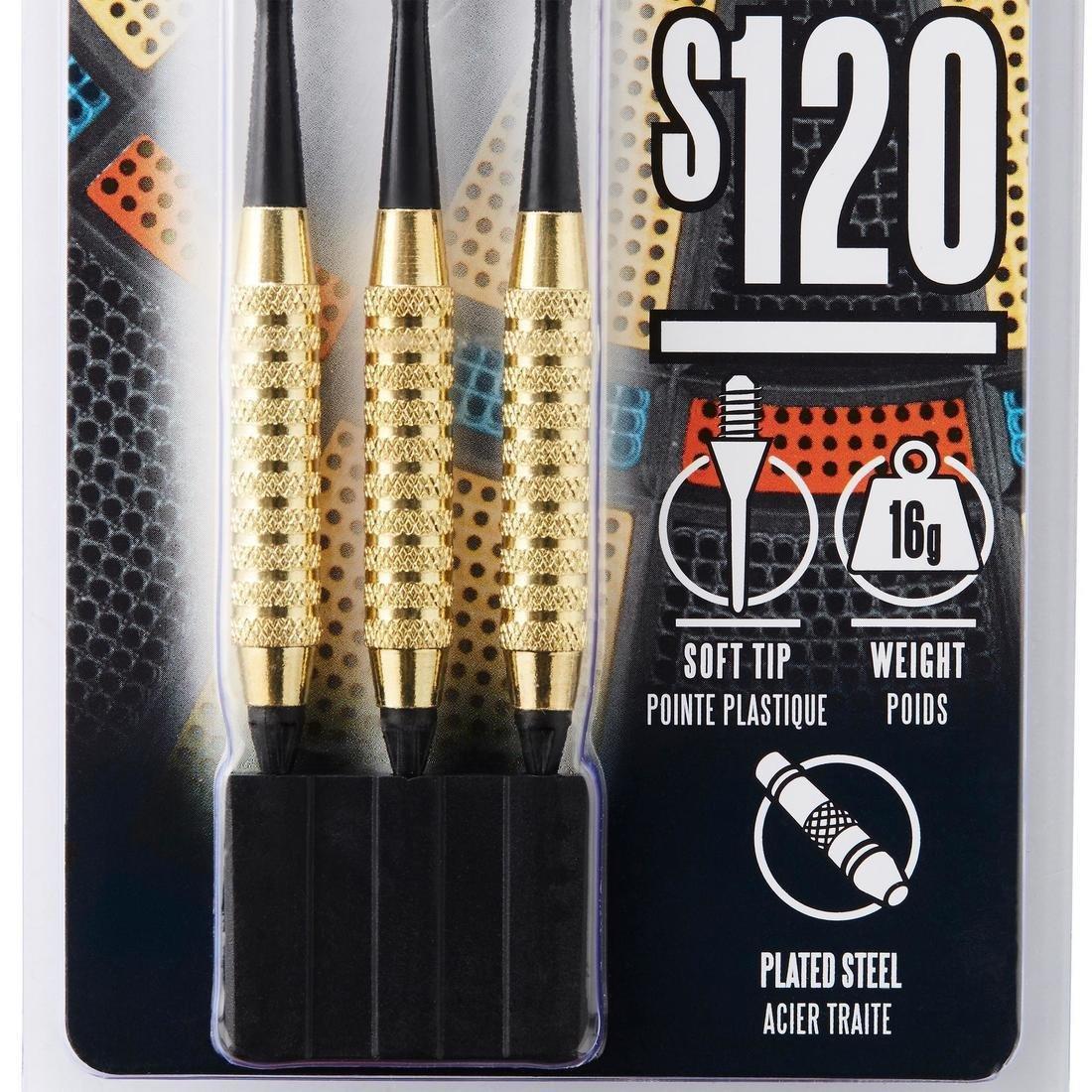 S120 Soft Tip Darts Tri-Pack, No Color, large image number 5