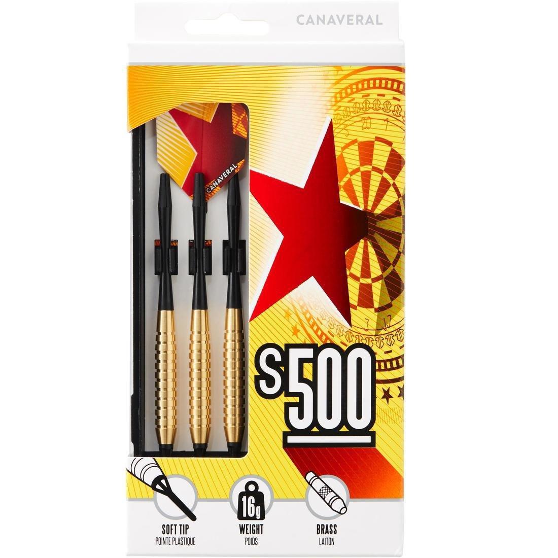 S500 Soft Tip Darts Tri-Pack, No Color, large image number 1