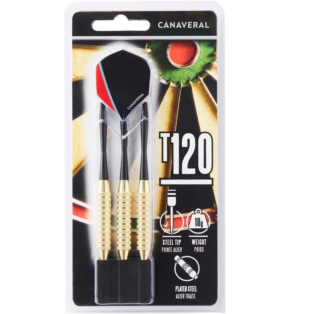T120 Steel-Tipped Darts Tri-Pack, No Color, large image number 1