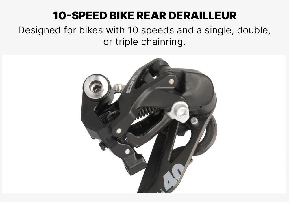10-Speed Bike Rear Derailleur, No Color, large image number 2