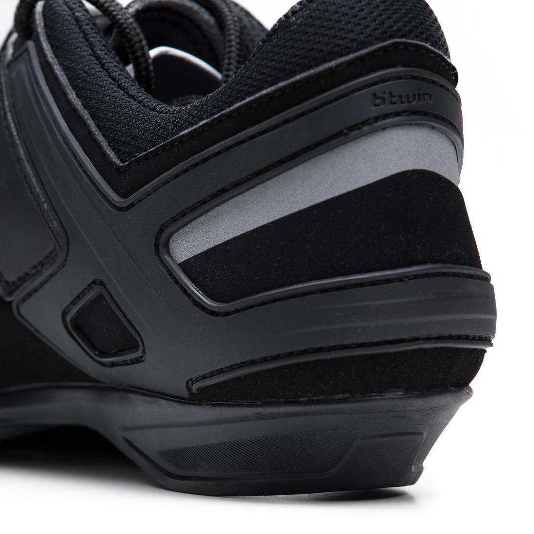Rc100 Lace Up Cycling Shoes, Black, , large image number 4