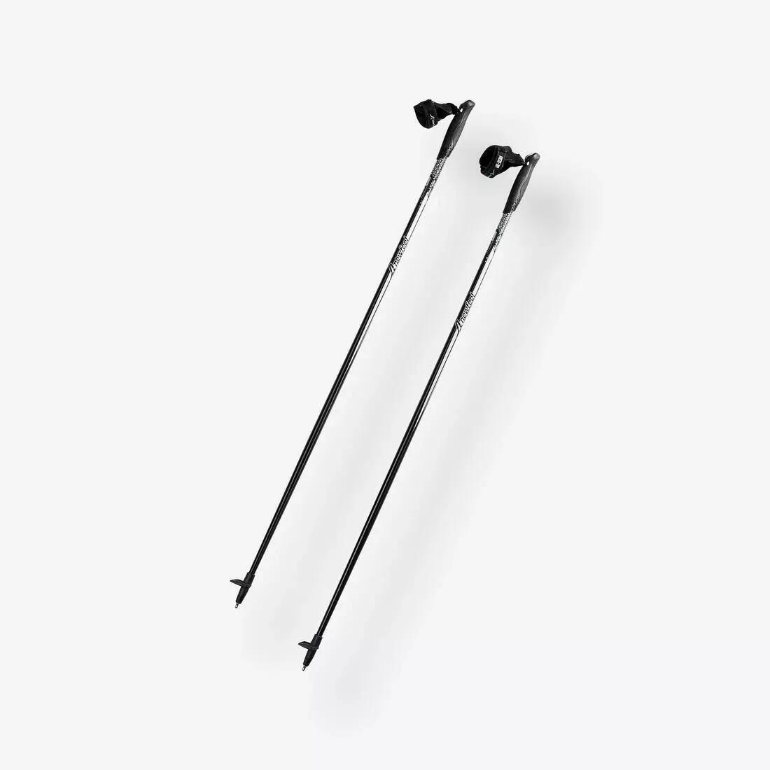 Aluminium Nordic Walking Poles - NW P100, Black, 5401_000, large image number 0