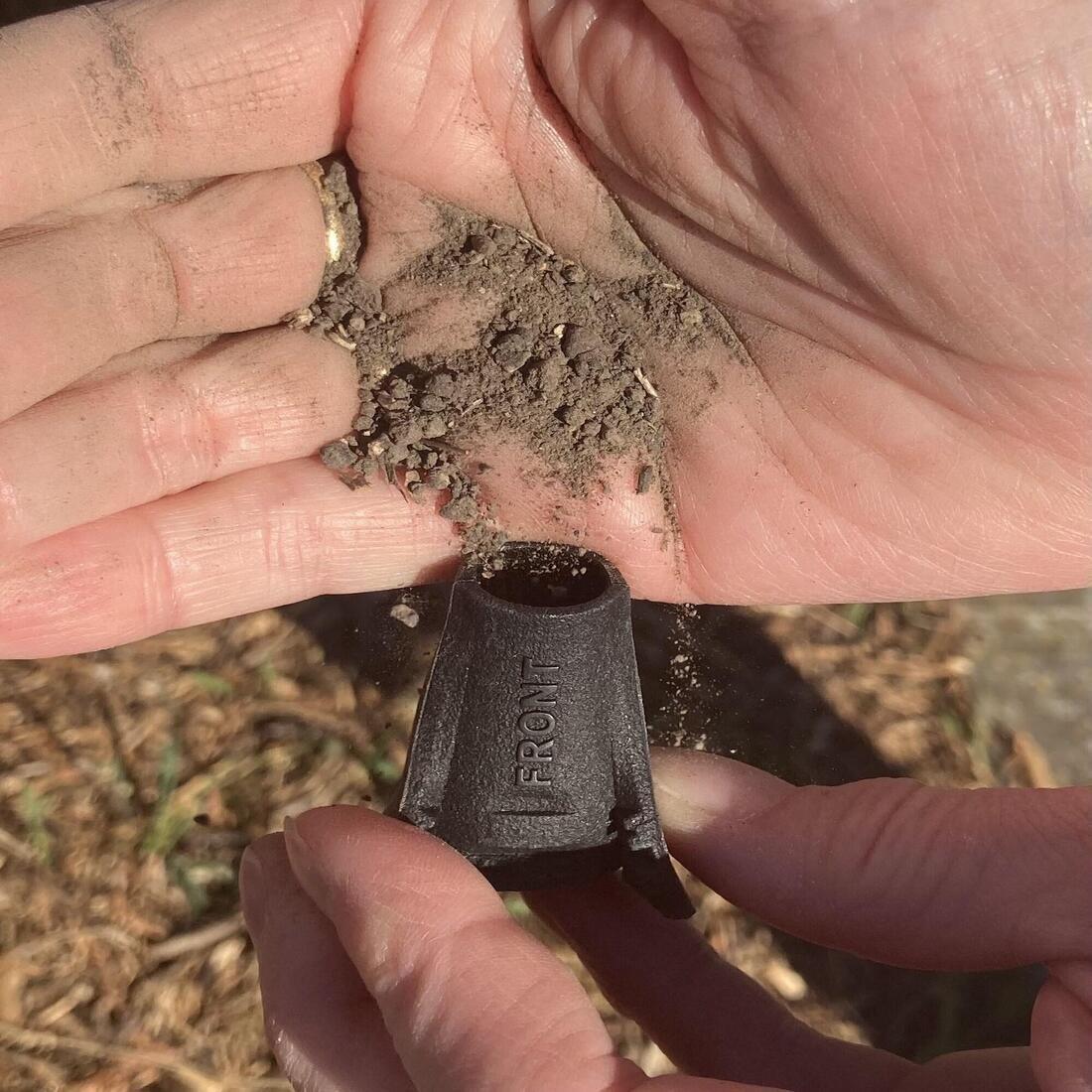 Aluminium Nordic Walking Poles - NW P100, Black, 5401_000, large image number 2