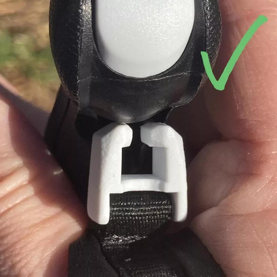 Aluminium Nordic Walking Poles - NW P100, Black, 5401_000, large image number 3