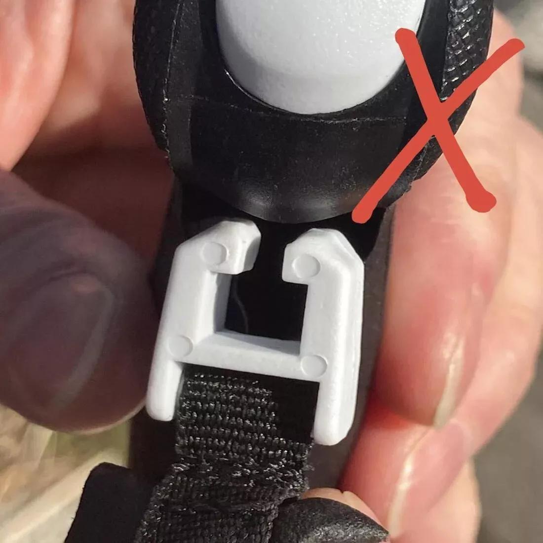 Aluminium Nordic Walking Poles - NW P100, Black, 5401_000, large image number 4