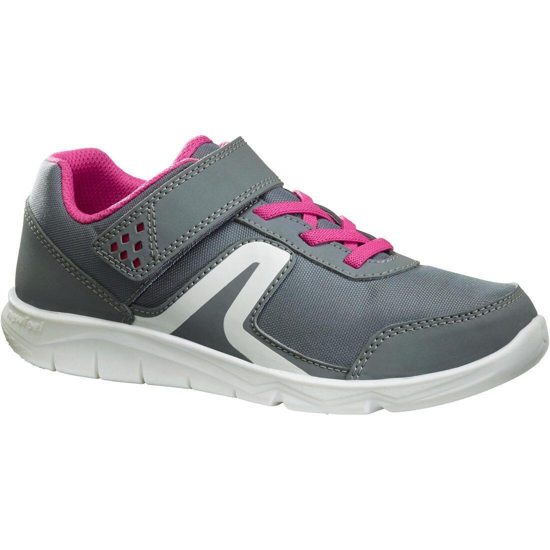 DECATHLON - Pw100Kids Walking Shoes, Pebble Grey