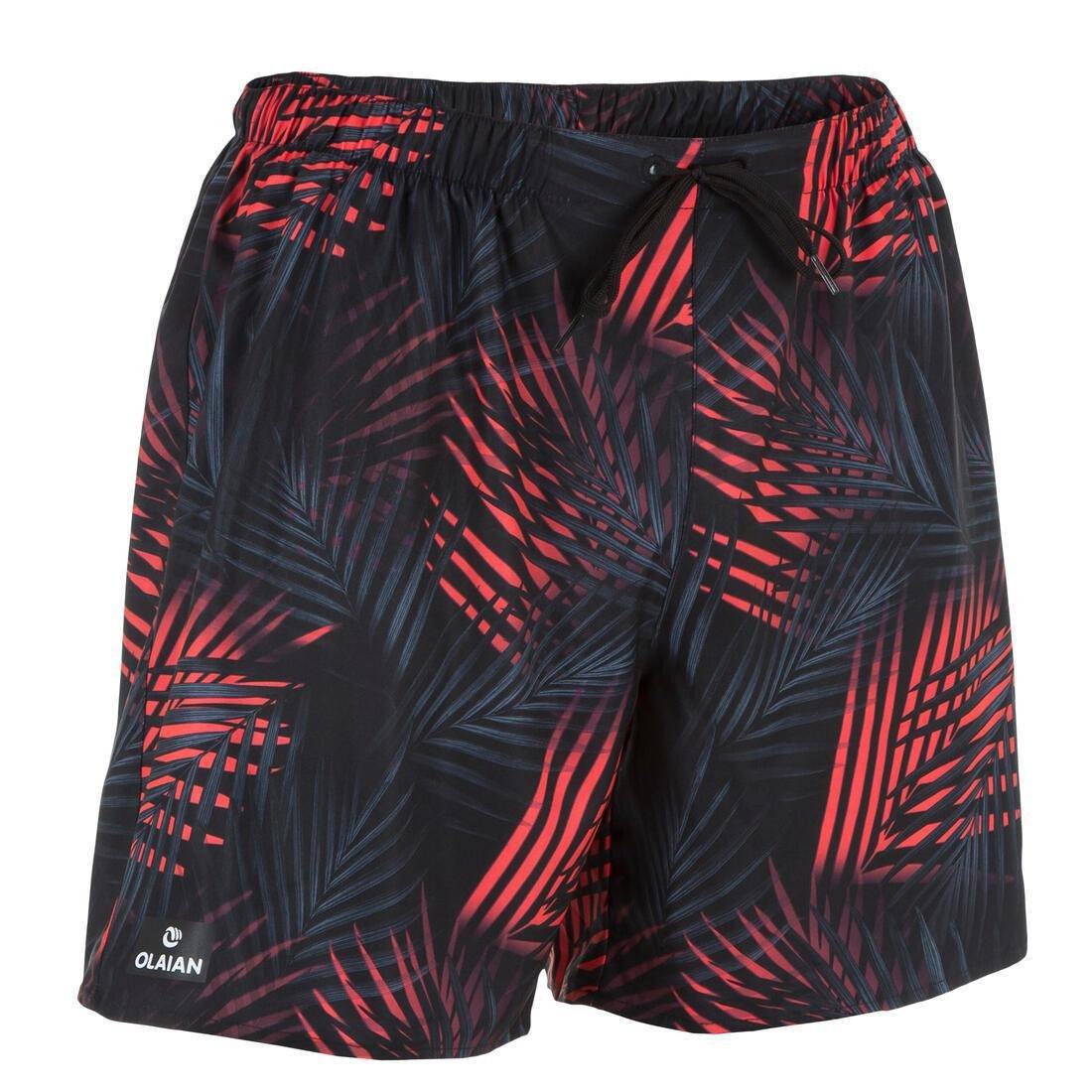 OLAIAN - L100  Short Surfing Boardshorts Square, Black