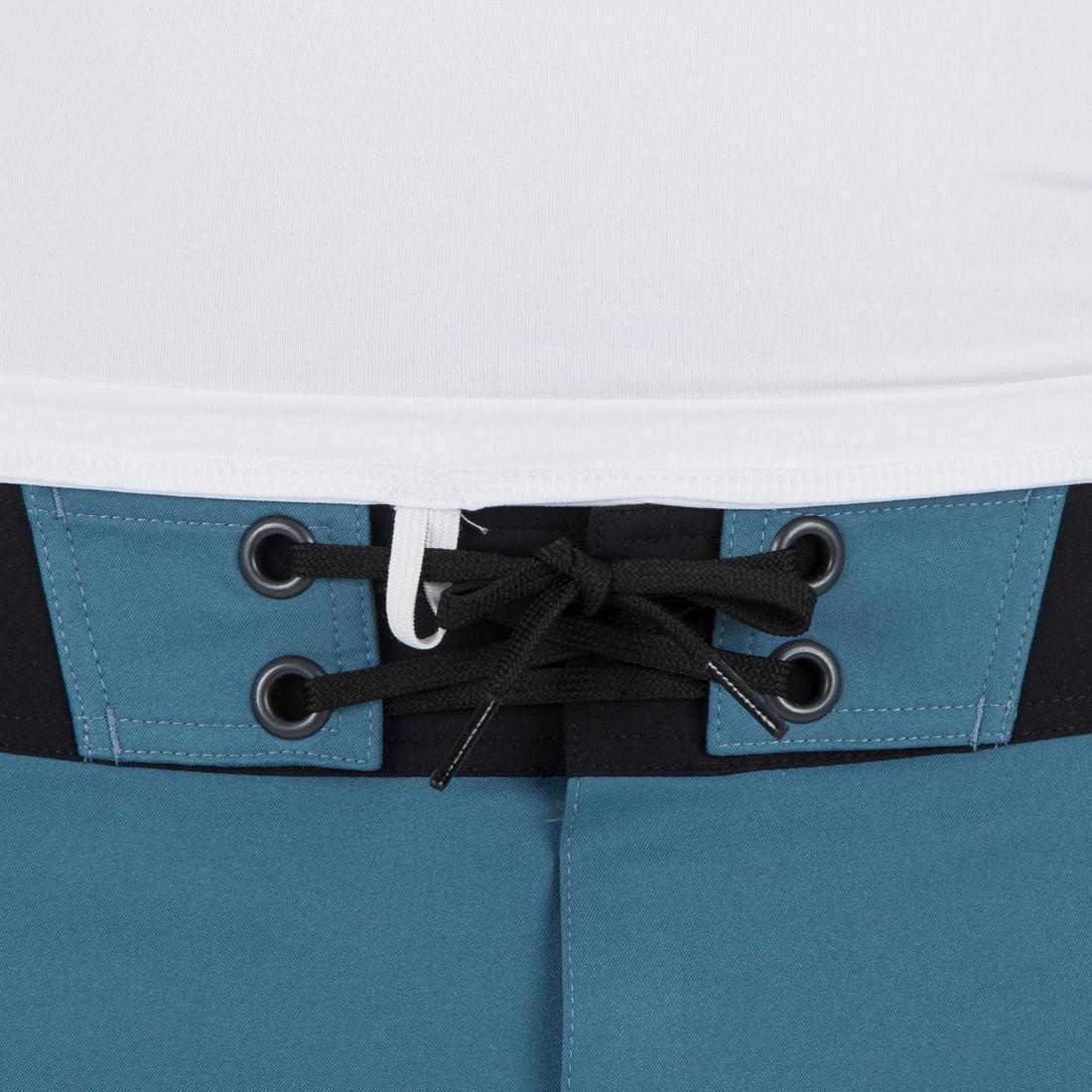 Mens 100 Long Sleeve Uv Protection Surfing Top T-Shirt, White, No Color, large image number 6