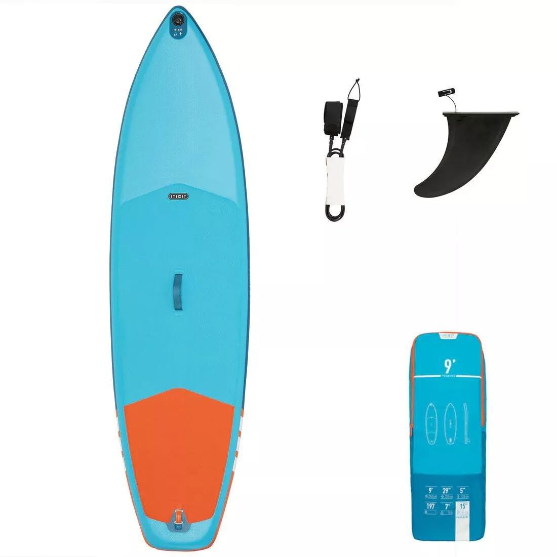 Beginner Touring Inflatable Stand-Up Paddleboard, No Color, large image number 0