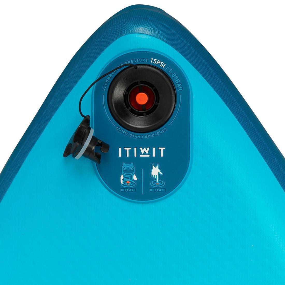 Beginner Touring Inflatable Stand-Up Paddleboard, No Color, large image number 9