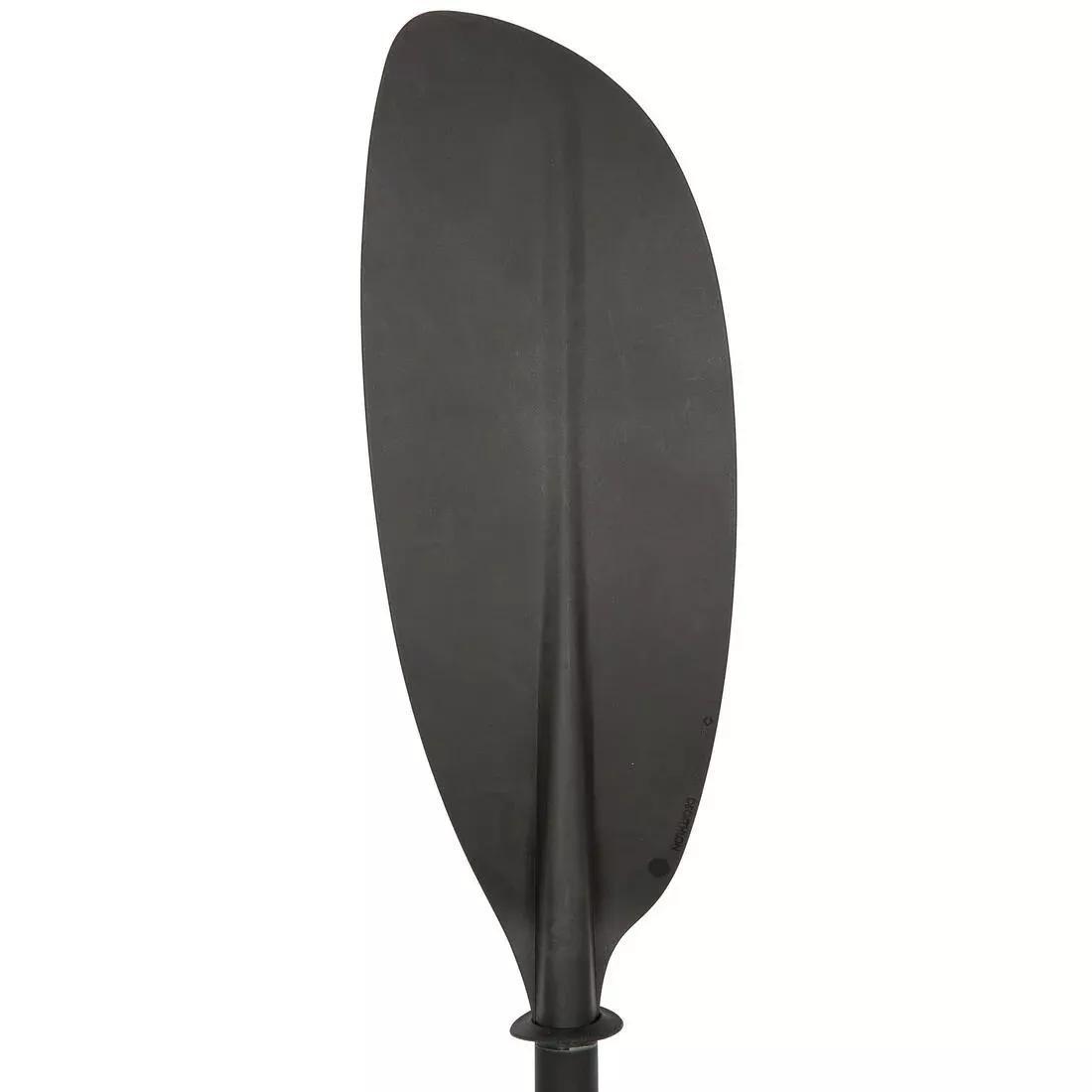 Kayak carbon-plastic separable-adjustable 2-section paddle 210–220cm - X500, black, No Color, medium