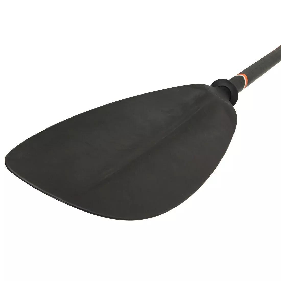 Kayak carbon-plastic separable-adjustable 2-section paddle 210–220cm - X500, black, No Color, large image number 3