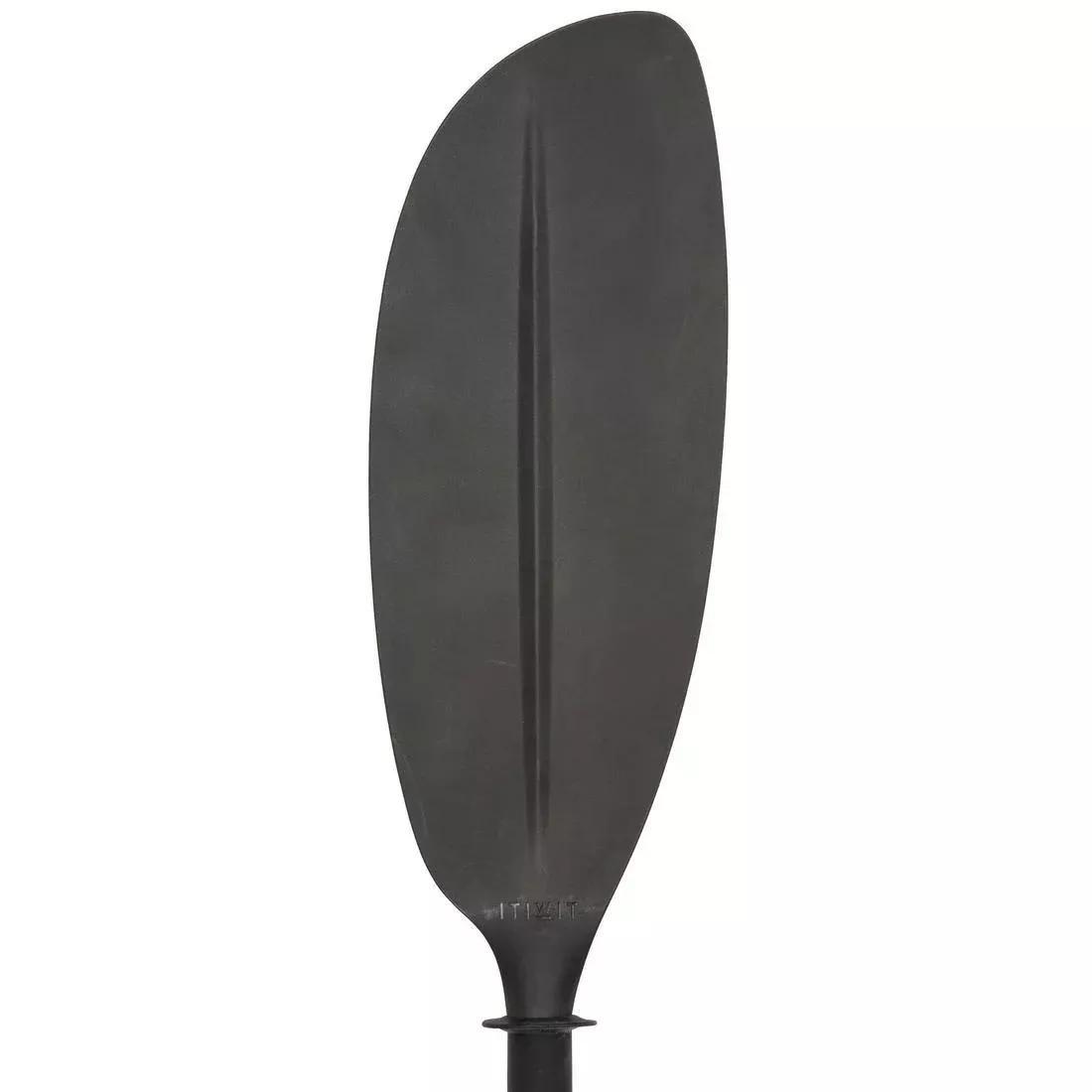 Kayak carbon-plastic separable-adjustable 2-section paddle 210–220cm - X500, black, No Color, medium